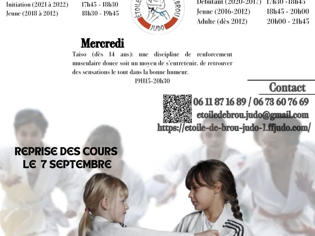 Image de l'actu 'REPRISE DES COURS SAISON 2026-2027'