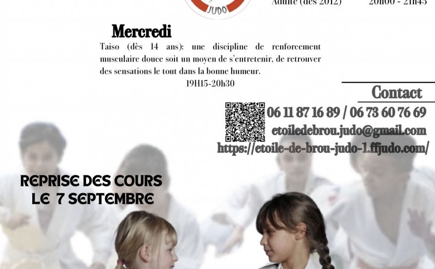 REPRISE DES COURS SAISON 2026-2027